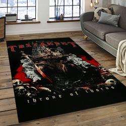Testament Band Thrash Metal Music Metalheads Carpet Rectangle Area Rug For Living Room Home Room Decor Gift For Fans TTM7
