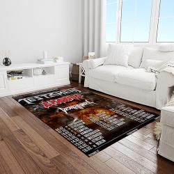 testament band thrash metal music metalheads carpet rectangle area rug for living room home room decor gift for fans light room ttm4