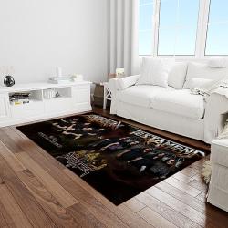 testament band thrash metal music metalheads carpet rectangle area rug for living room home room decor gift for fans light room ttm5