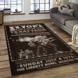 ZZ Top Band Rock Music Rocker Carpet Rectangle Area Rug For Living Room Home Room Decor Gift For Fans ZZT21