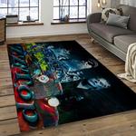 zz top band rock music rocker carpet rectangle area rug for living room home room decor gift for fans dark room zzt23