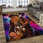 zz top band rock music rocker carpet rectangle area rug for living room home room decor gift for fans dark room zzt24