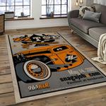 zz top band rock music rocker carpet rectangle area rug for living room home room decor gift for fans dark room zzt26