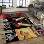 zz top band rock music rocker carpet rectangle area rug for living room home room decor gift for fans dark room zzt3