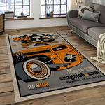 zz top band rock music rocker carpet rectangle area rug for living room home room decor gift for fans dark room zzt31