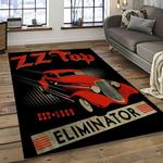 zz top band rock music rocker carpet rectangle area rug for living room home room decor gift for fans dark room zzt43