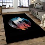 zz top band rock music rocker carpet rectangle area rug for living room home room decor gift for fans dark room zzt46