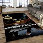 zz top band rock music rocker carpet rectangle area rug for living room home room decor gift for fans dark room zzt9