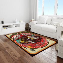 zz top band rock music rocker carpet rectangle area rug for living room home room decor gift for fans light room zzt27
