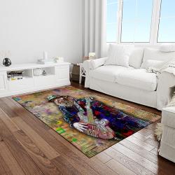 zz top band rock music rocker carpet rectangle area rug for living room home room decor gift for fans light room zzt32