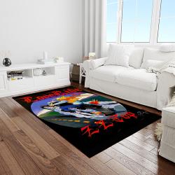 zz top band rock music rocker carpet rectangle area rug for living room home room decor gift for fans light room zzt33