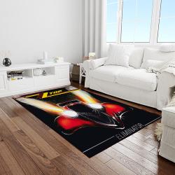 zz top band rock music rocker carpet rectangle area rug for living room home room decor gift for fans light room zzt45
