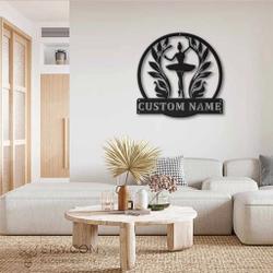 ballet dance sport metal sign personalized metal name signs home decor ballet lovers gifts 3