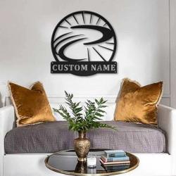 boomerang sport metal sign personalized metal name signs home decor sport lovers gifts 1