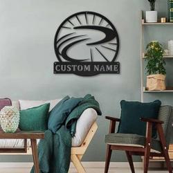 boomerang sport metal sign personalized metal name signs home decor sport lovers gifts 2