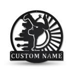 breakdance metal sign personalized metal name signs home decor sport lovers gifts 0