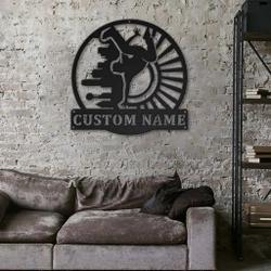 breakdance metal sign personalized metal name signs home decor sport lovers gifts 3