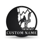 canyoning sport metal sign personalized metal name signs home decor sport lovers gifts 0