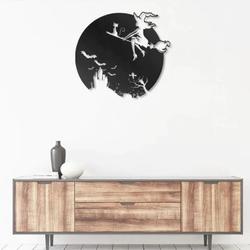 cat witch halloween metal wall art halloween decoration for home 2