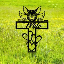custom chihuahuas memorial plaque custom metal sign 1