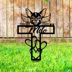 custom chihuahuas memorial plaque custom metal sign 3