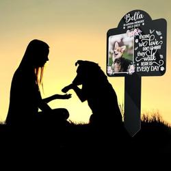 custom dog cat photo pet grave marker garden stakes pet memorial gift custom metal signs 2