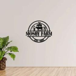 custom metal farm sign ranch sign farmhouse decor farmer gift 1