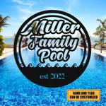 custom pool name sign poolside sign pool house decor sign for swimming pool beach patio backyard 0