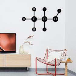 ethanol molecule science art chemistry art custom metal signs 2
