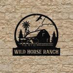 farm barn horse ranch custom metal signs 0