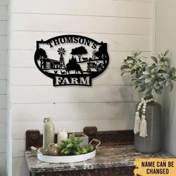 farm life farmhouse outdoor decor customized metal sign 2