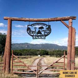 farm life farmhouse outdoor decor customized metal sign 3
