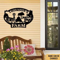 farm life farmhouse outdoor decor customized metal sign 5