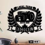 farm metal sign tractor personalized metal farm sign farmhouse anniversary gift 0