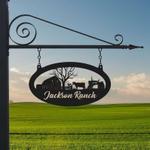 farm sign barn outdoor farmhouse decor custom metal farm sign ranch 0