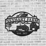 farm sign outdoor farmhouse custom metal farm sign 0