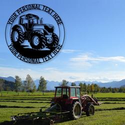 farm tractor heavy machinery operator gift for farmer custom metal signs 1