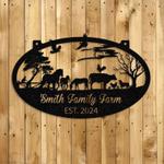 farmhouse barn ranch family farm custom metal signs gift for farmer 0