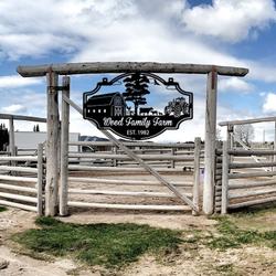 farmhouse barn ranch farm scene tractor custom metal signs gift for farmer 2