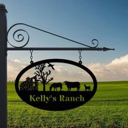 farmhouse decor metal farm custom farm metal sign 2