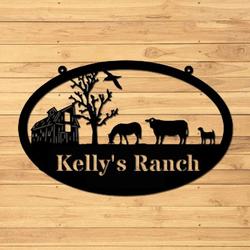 farmhouse decor metal farm custom farm metal sign 3