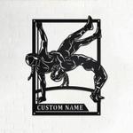 female wrestling custom metal signs 0