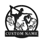 figure skating sport metal sign personalized metal name signs home decor sport lovers gifts 0