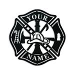 fire department monogram fire department custom metal signs 0