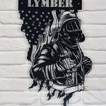 fire fighter american flag fire department custom metal signs 0