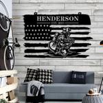firefighter american flag fire department custom metal signs 0