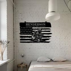 firefighter american flag fire department custom metal signs 1