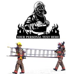 firefighter first responder fire and rescue fire department custom metal signs 1