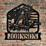 firefighter monogram fire department custom metal signs 0