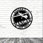 floatplane airplane hangar decor personalized metal sign aircraft gift for pilot 0